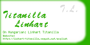 titanilla linhart business card